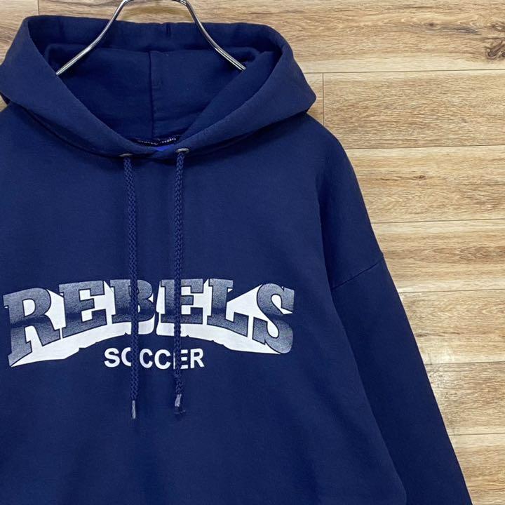 美品 プルオーバー M 紺 vj6Kn-m45779249447 チャンピオン Champion スウェットパーカー 定番国産