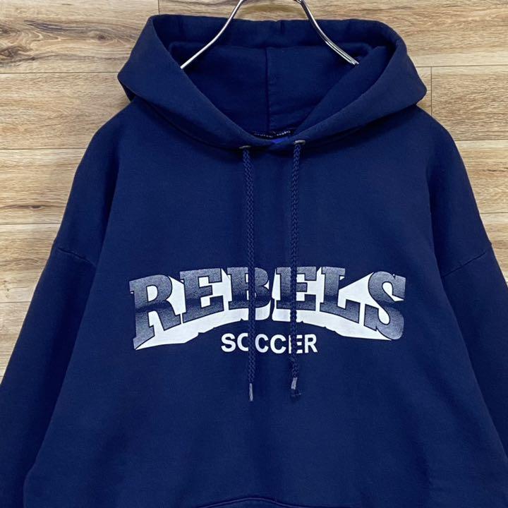美品 プルオーバー M 紺 vj6Kn-m45779249447 チャンピオン Champion スウェットパーカー 定番国産