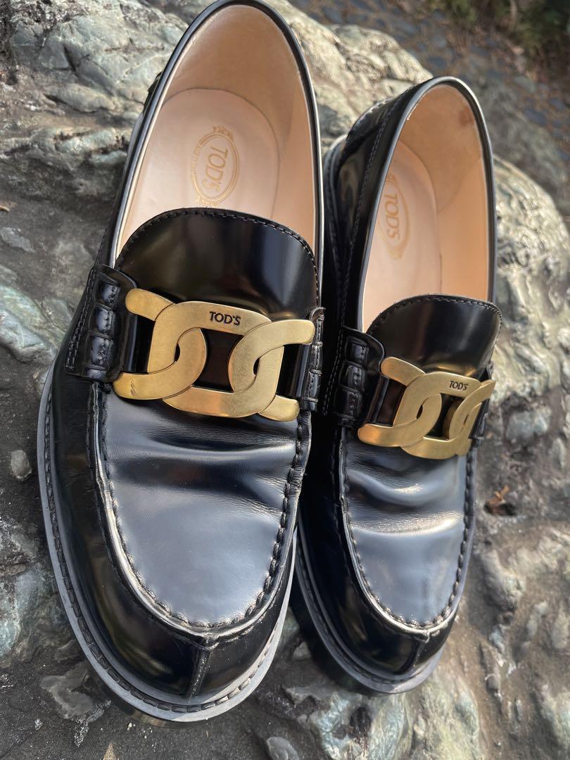 TOD'S トッズ ブラック ローファー サイズ38