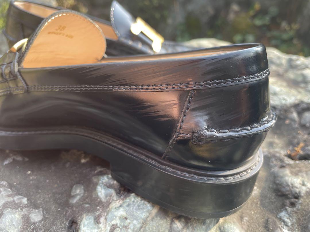 TOD'S トッズ ブラック ローファー サイズ38