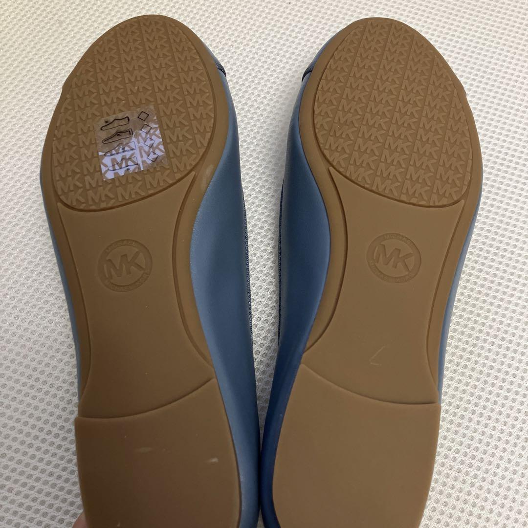 新品　マイケルコース　フラットシューズ　バレエシューズ　ブルー系　23.0