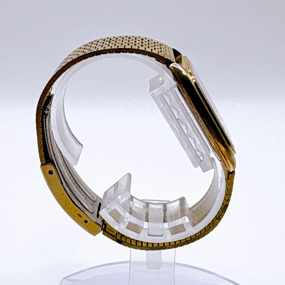 稼働品 セイコー SEIKO ゴールド レクタン クオーツ腕時計 メンズ 稼働品 セイコー SEIKO ゴールド レクタン クオーツ腕時計 メンズ