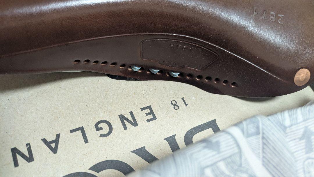 ブルーラグ　BROOKS　ブルックス　サドル　B17　ブラウン