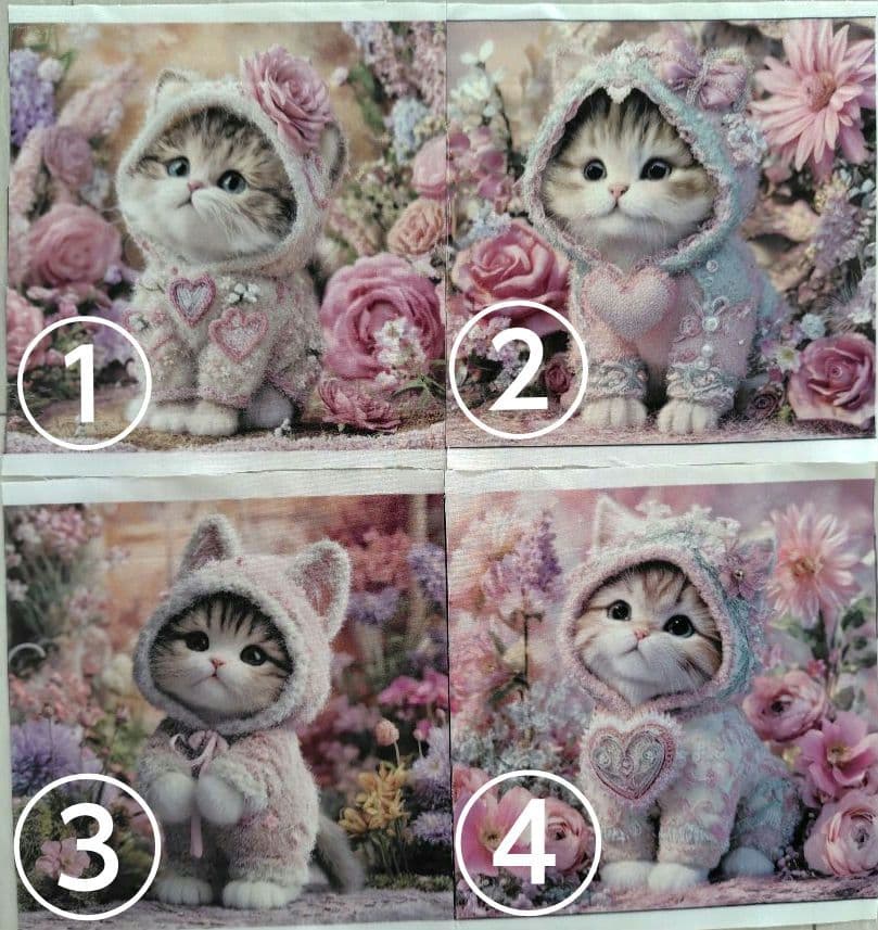 10 パネル pinkcat