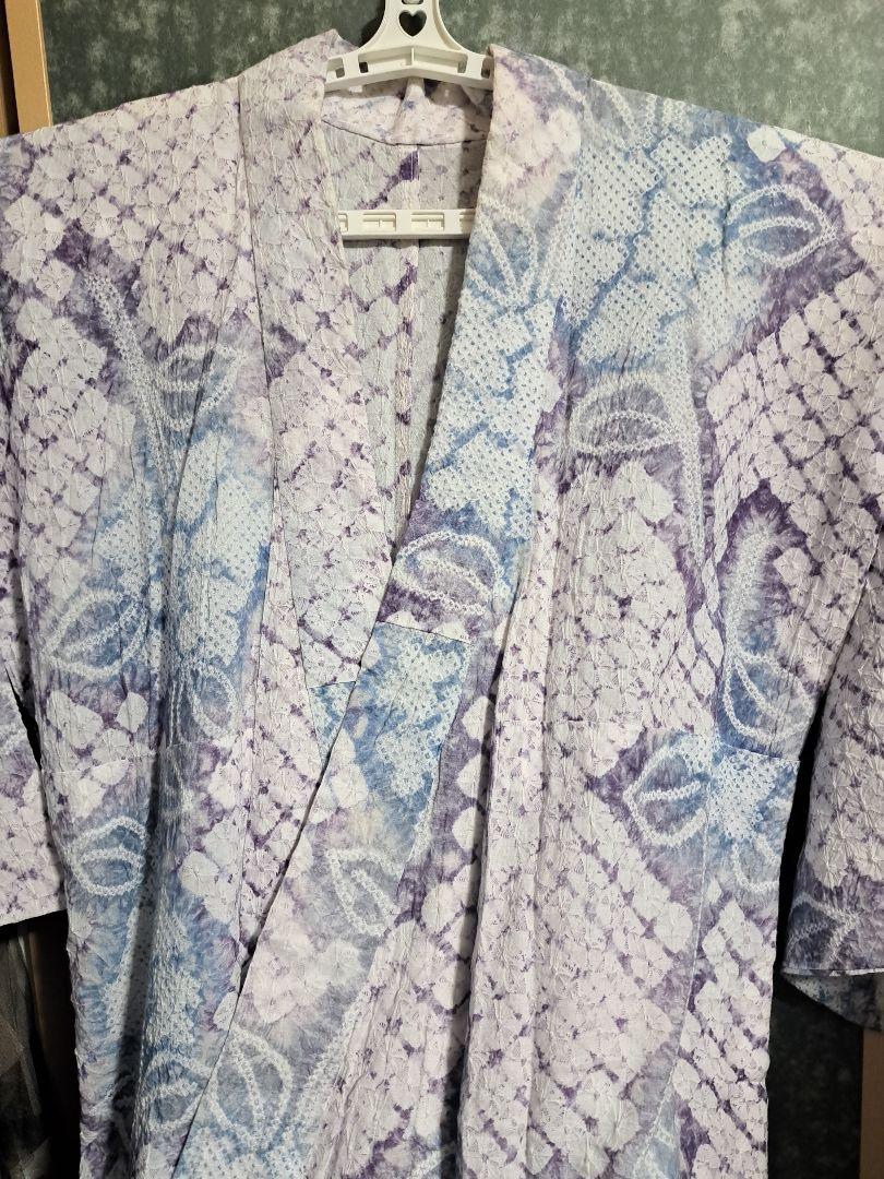 m*i様 有松絞り 浴衣 紫陽花 美品