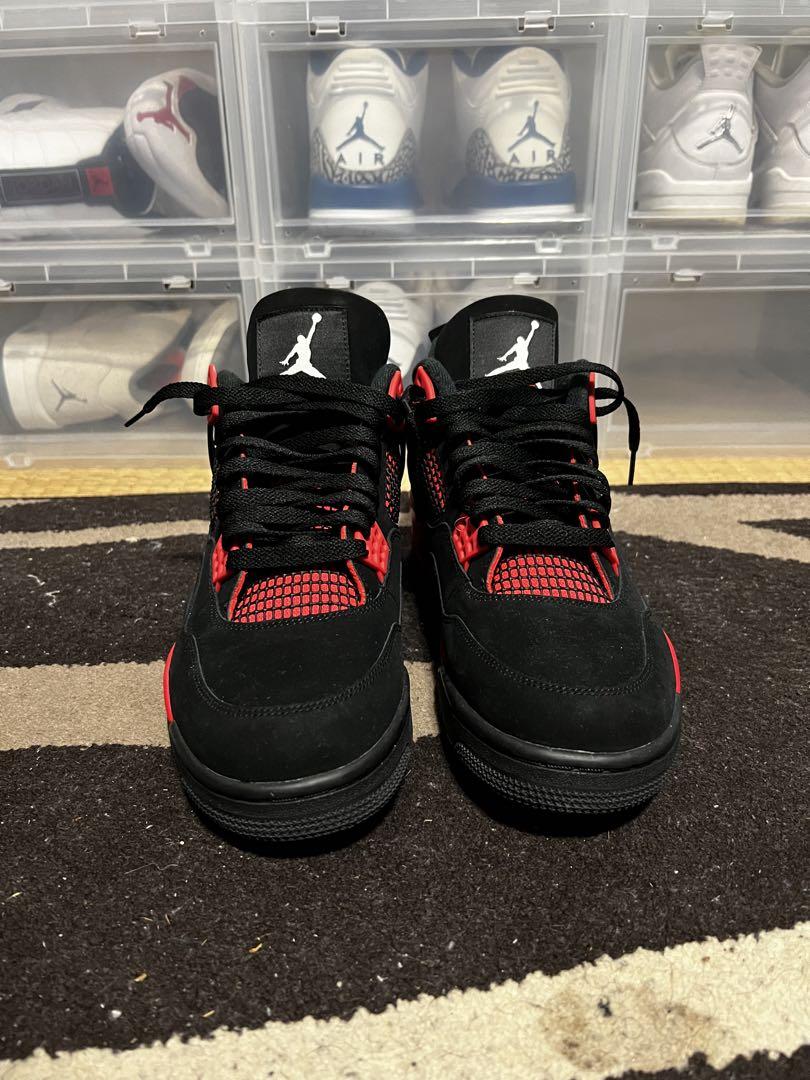 エア ジョーダン 4 ブラック/レッド レッドクリムゾン NIKE AIR JORDAN 4 RED THUNDER CRIMSONが1/29に国内発売予定