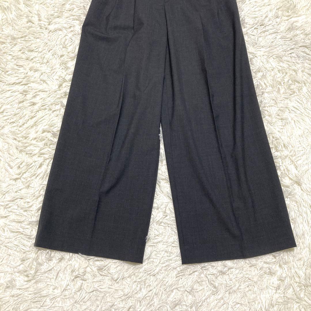 ほぼ未使用✨現行ベイジ　24aw 【洗える】LAVAL ワイドタックパンツ　L