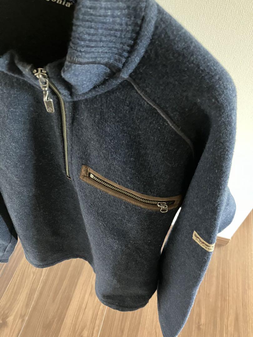 レア!!patagonia ハーフジップ ウール プルオーバー レア!!patagonia ハーフジップ ウール プルオーバー