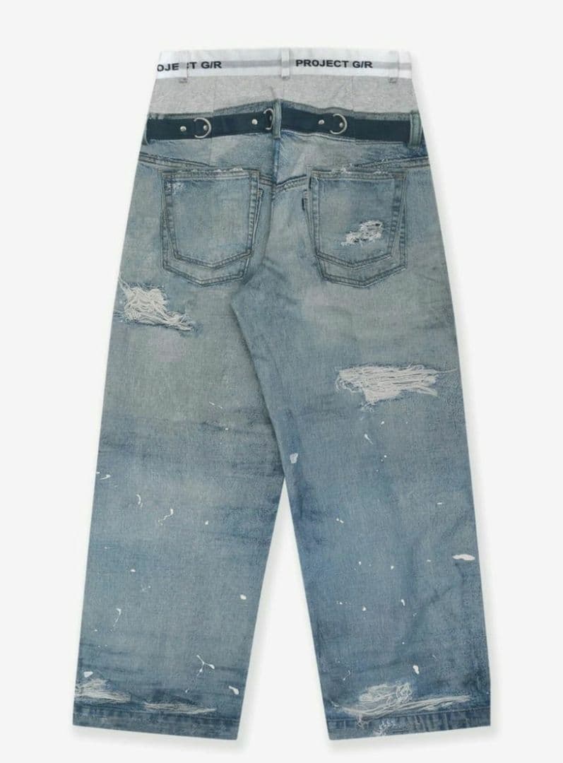 PROJECT/ GR プロジェクト gr デニム ニキ着用　サイズ2.