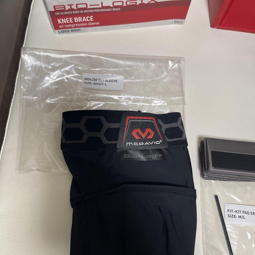 マクダビッド　右膝用サポーター バイオロジックス ニーブレイス M4200 新品