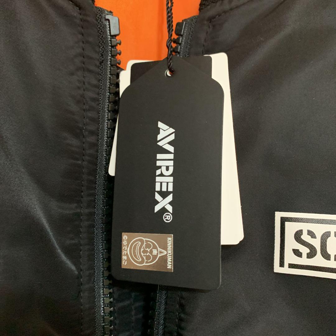 10%OFF 最終 ブルゾン AVIREX キン肉マン tg260-m45793298651 MA-1 フライトジャケット 定番得価