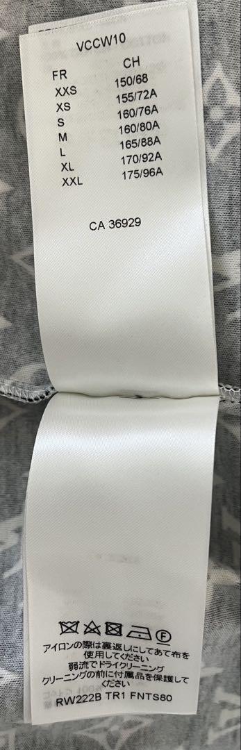 Louis Vuitton ヴィトン ロゴ モノグラム 半袖Tシャツ 黒 XS