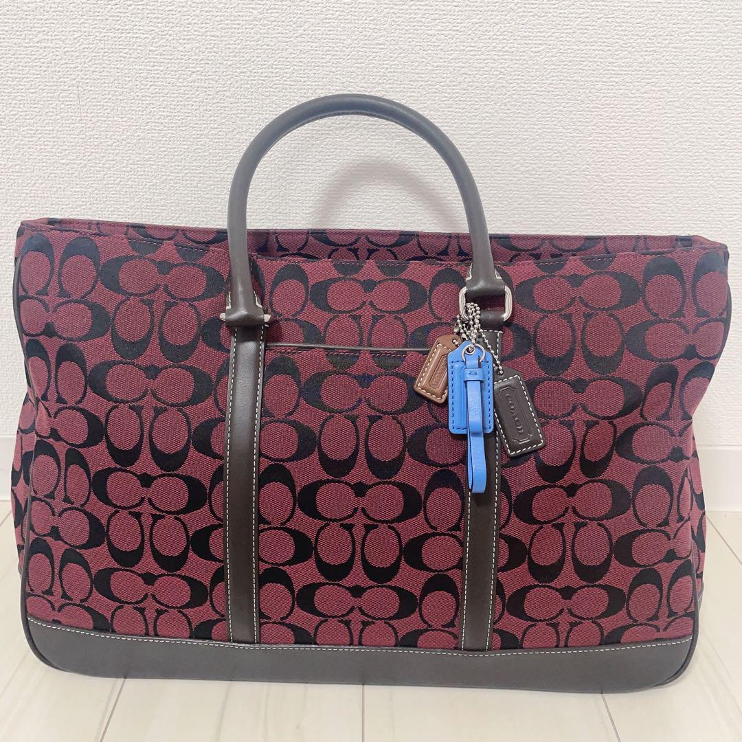 コーチ シグネチャー ボストンバッグ coach コーチ ボストンバッグ シグネチャー