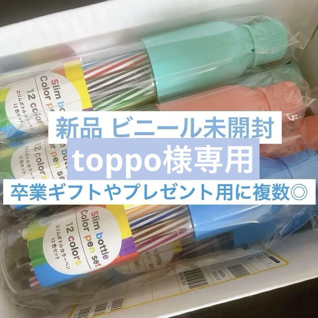スリムボトル カラーペン 12色 セット まとめ 水性ペン ギフト 新品 卒業