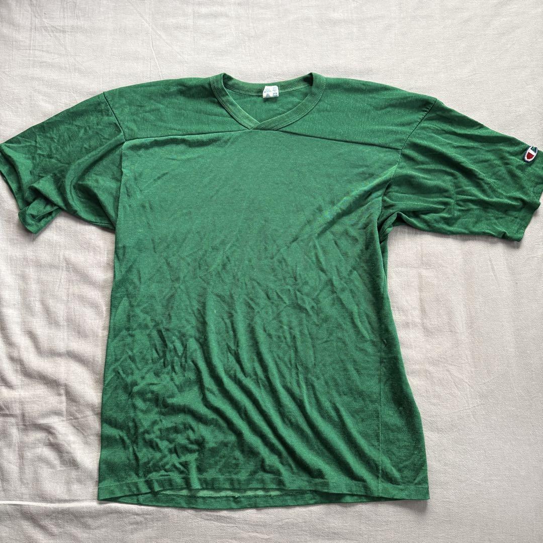 【USA製】Champion チャンピオン 80s～90s Tシャツ グリーン