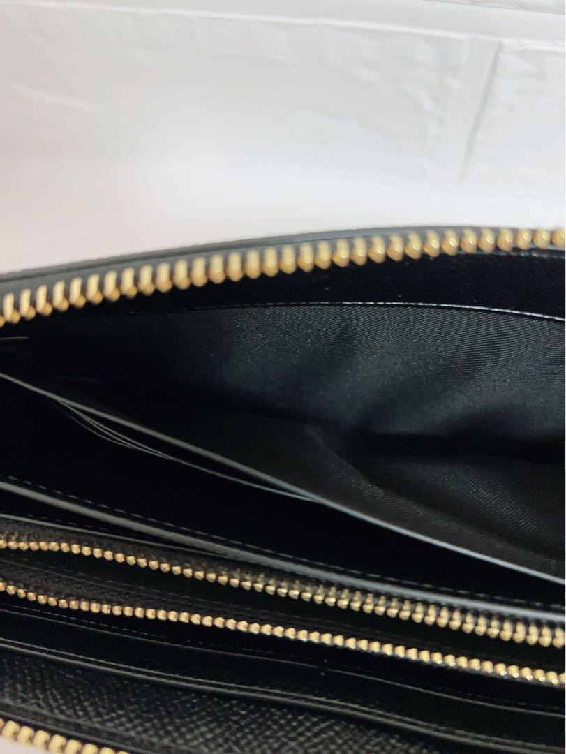 コーチ　COACH 長財布　黒　ブラック　新品