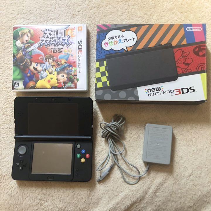 B級特価 Nintendo 3ds New 本体 ブラック スマブラ着せ替え付き 一部送料無料 テレビゲーム 家庭用ゲーム本体 Rustavi Gov Ge
