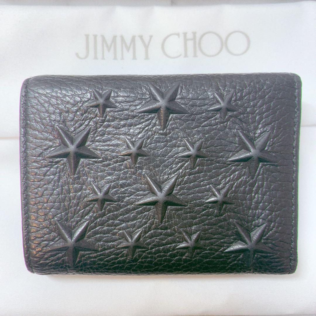 JIMMY CHOO ジミーチュウ 三つ折り 財布 ミニウォレット 小物