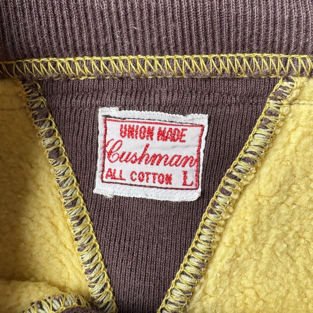 cushman 後付けパーカー 両V ツートン ドラポケ　vintage L
