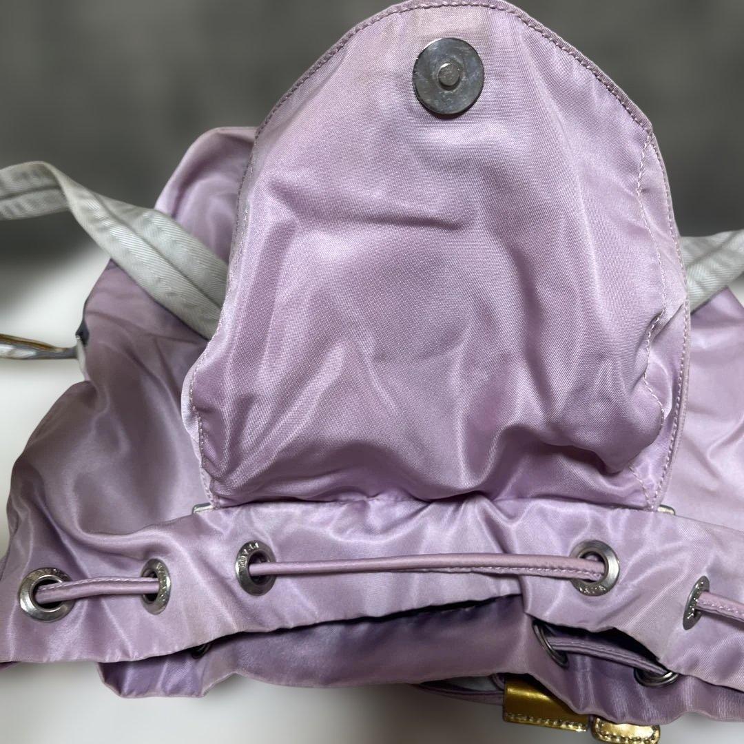 プラダ PRADA ナイロンリュック ピンク バッグパック プラダ PRADA ナイロンリュック ピンク バッグパック