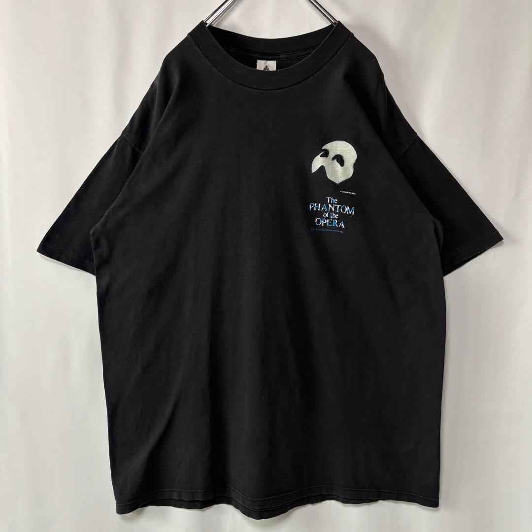 USA製　オペラ座の怪人　プリントTシャツ　シングルステッチ　ブラック　Lサイズ