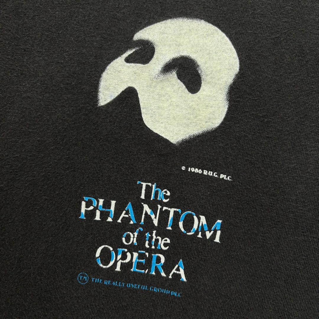 USA製　オペラ座の怪人　プリントTシャツ　シングルステッチ　ブラック　Lサイズ