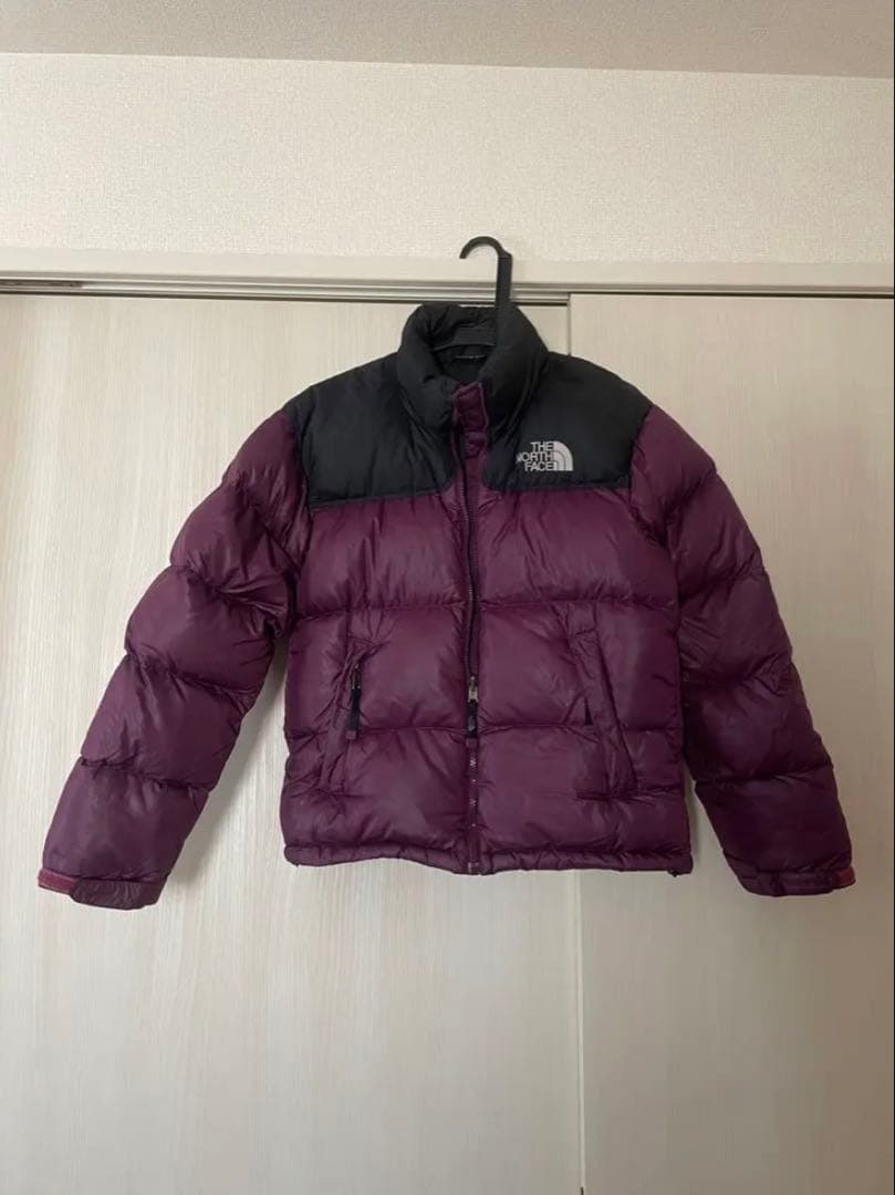 THE NORTH FACE ヌプシ 700 フィルダウンジャケット 紫 XS