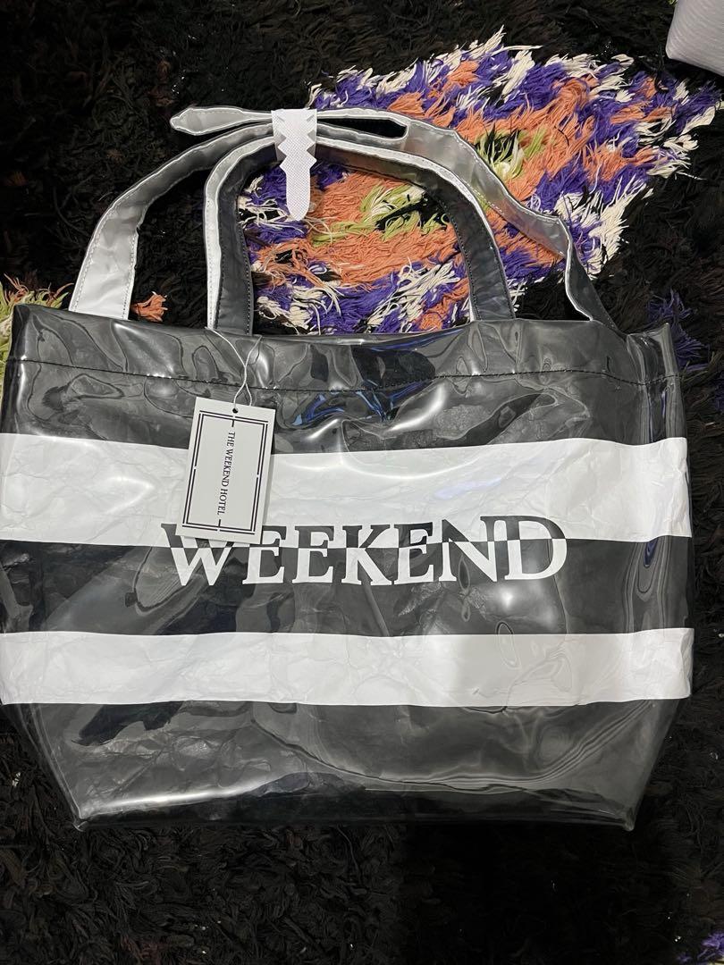 THE WEEKEND HOTEL 2WAY PVC トート バッグ ボーダー
