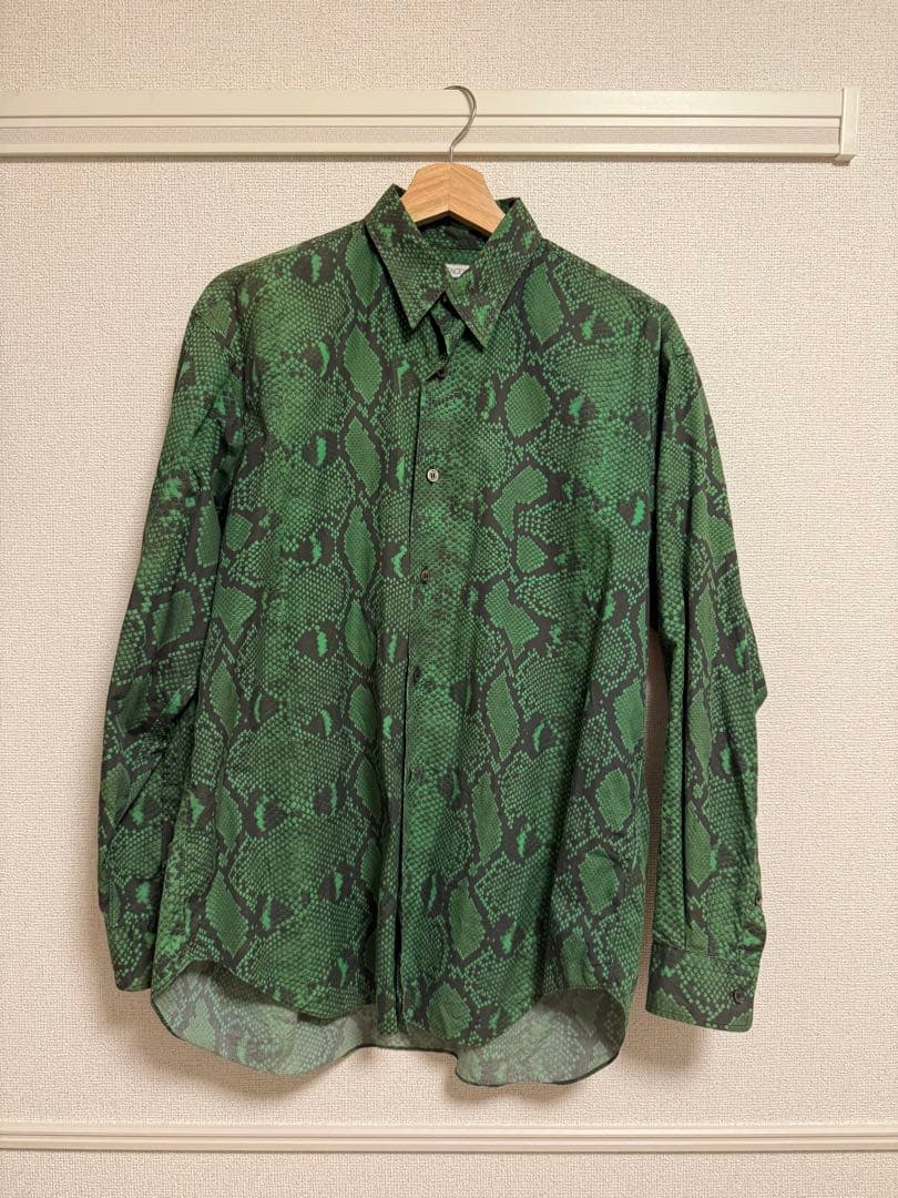 JOHN LAWRENCE SULLIVAN パイソンシャツ 19fw 46