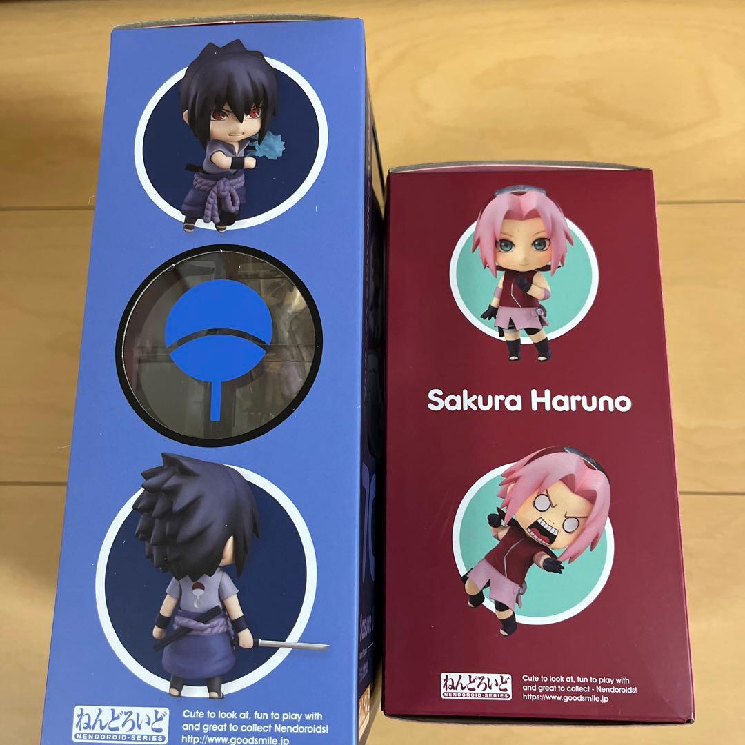 NARUTO疾風伝 ねんどろいど うちはサスケ、春野サクラ - メルカリ