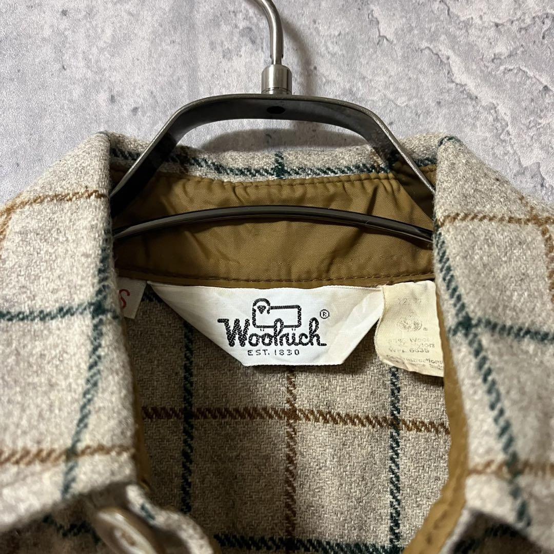 vintage WOOLRICH (ウールリッチ) 70s シャツジャケット古着