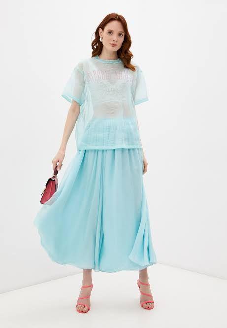 EMPORIO ARMANI/エンポリオアルマーニ シルクトップス エンポリオアルマーニ シルク トップス 38 佐々木希 桐谷美玲