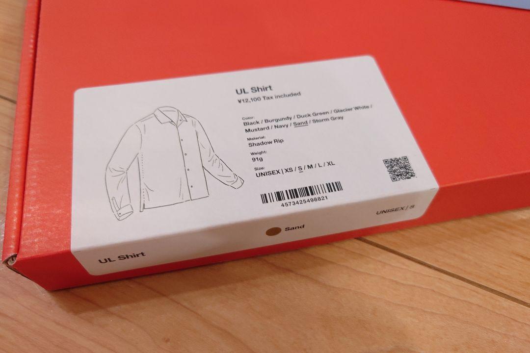 山と道　UL Shirt　ユニセックス　S　長袖シャツ　ロングスリーブ