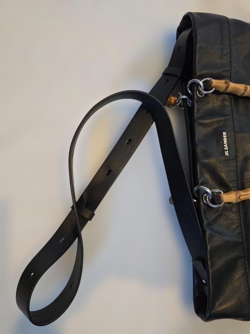 Jil Sander バンブーハンドル 3WAY レザートート ユニセックス Jil Sander バンブーハンドル 3WAY レザートート ユニセックス