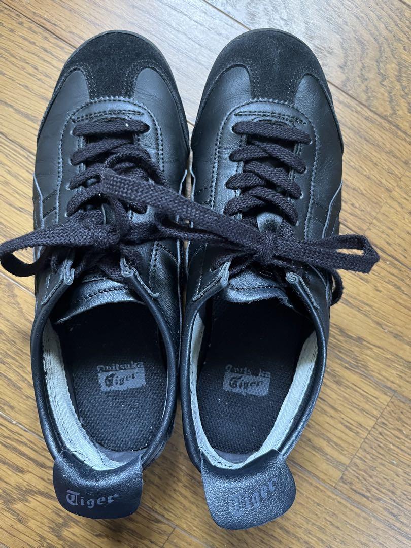 【美品】Onitsuka Tiger メキシコ66 スニーカー黒24.5cm
