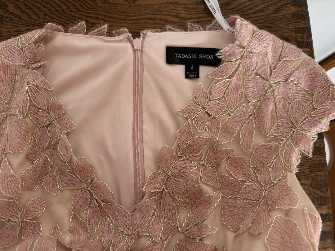 う*ぎ様 TADASHI SHOJI タダシショージ チュールドレス ピンク う*ぎ様 TADASHI SHOJI タダシショージ チュールドレス ピンク