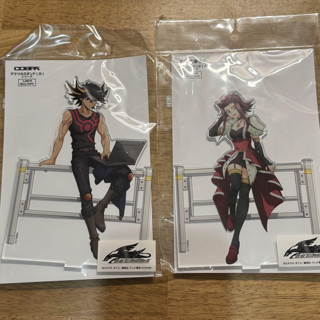 遊戯王5D's 不動遊星 十六夜アキ 描き下ろし アクリルスタンド