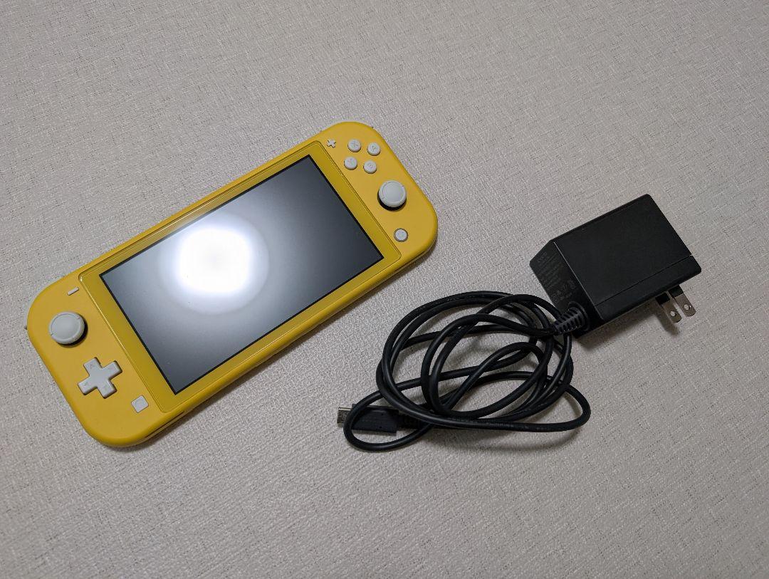 Nintendo Switch Lite イエロー 本体 充電器付き（箱無し