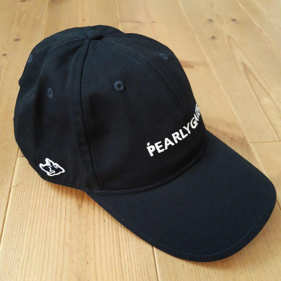 中古 パーリーゲイツ PEARLY GATES キャップ フリー ネイビー 紺