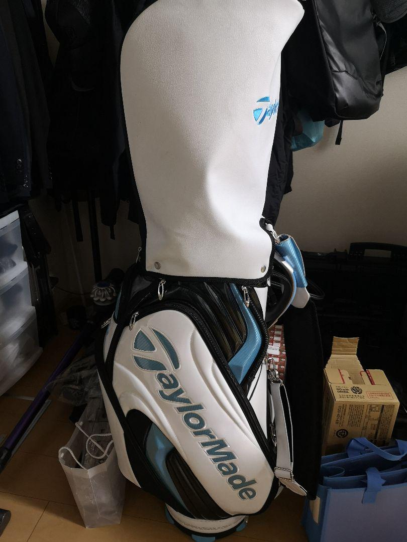 送料込み変更】TaylorMade キャディバッグ ホワイト・ブラック