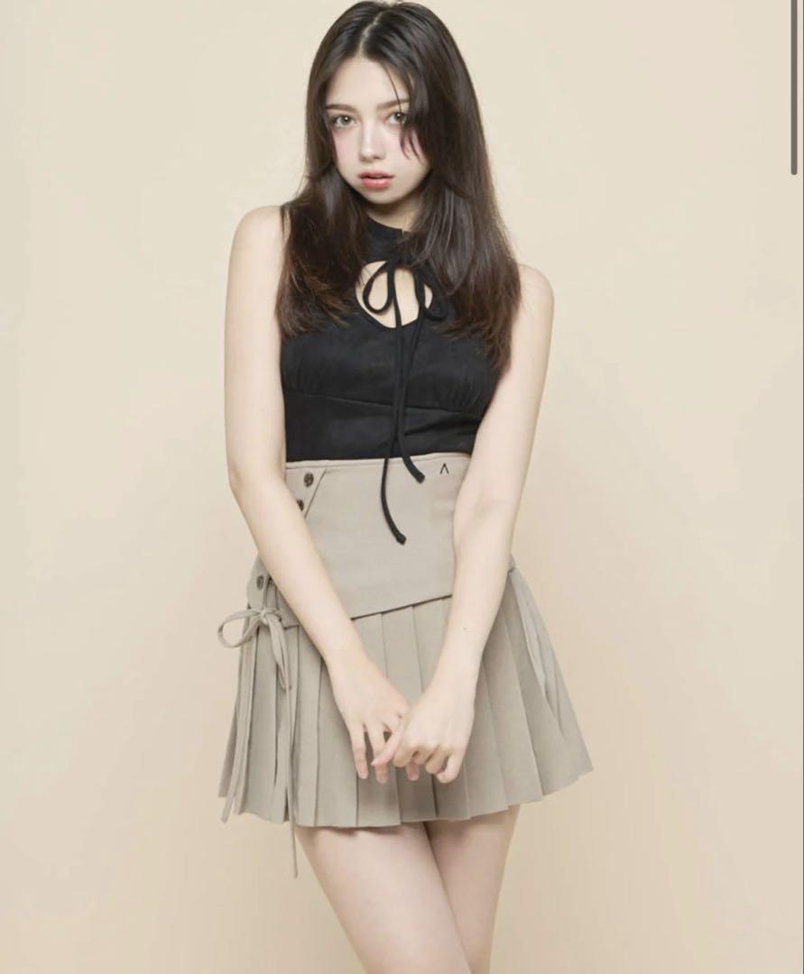 スカート andmary Jade highwaist mini skirt S ANDMARY】Jade highwaist mini skirt