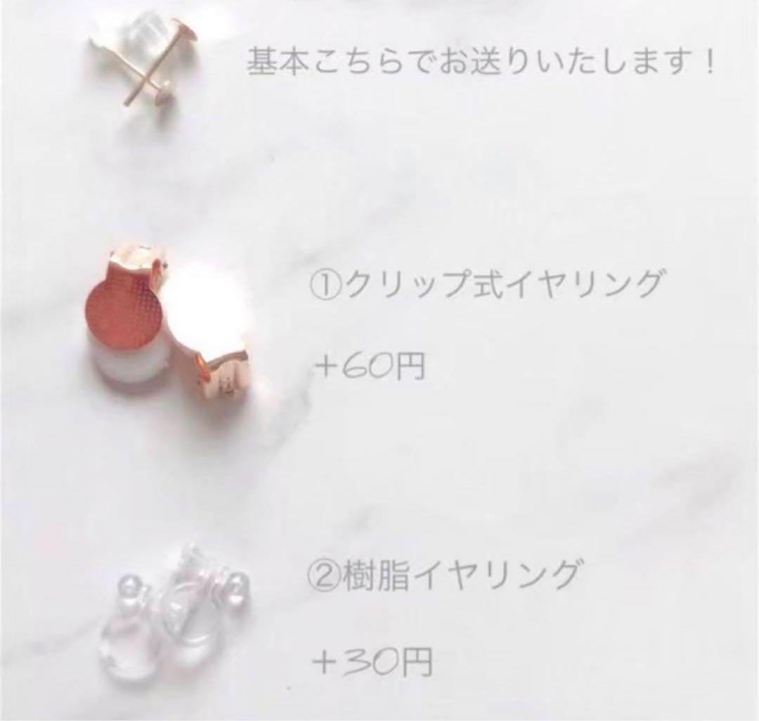 ビジュー　ピアス　ハンドメイド　イヤリング変更可