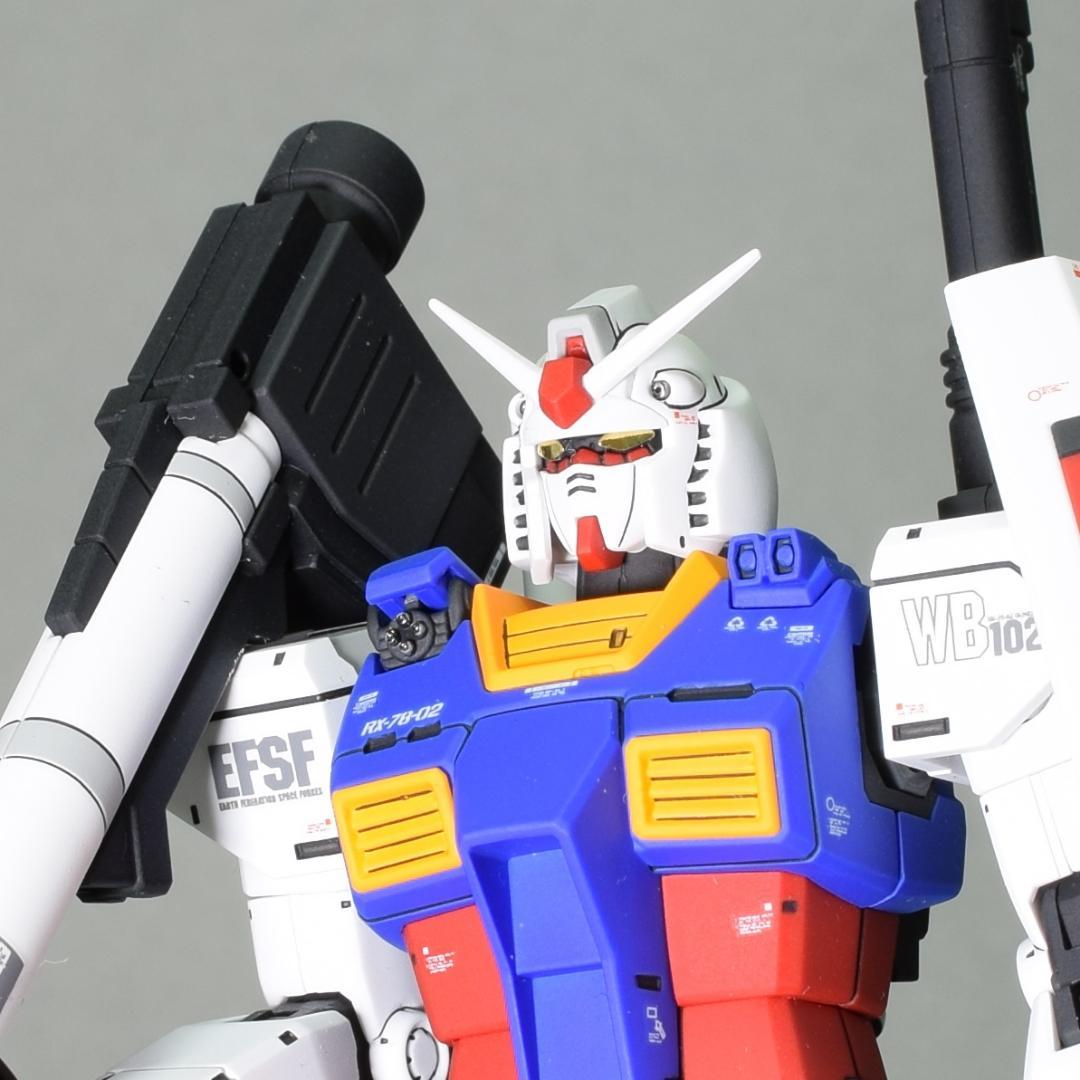 塗装済完成品 HG RX-78-02 ガンダム ORIGIN版 前期型 ガンプラ