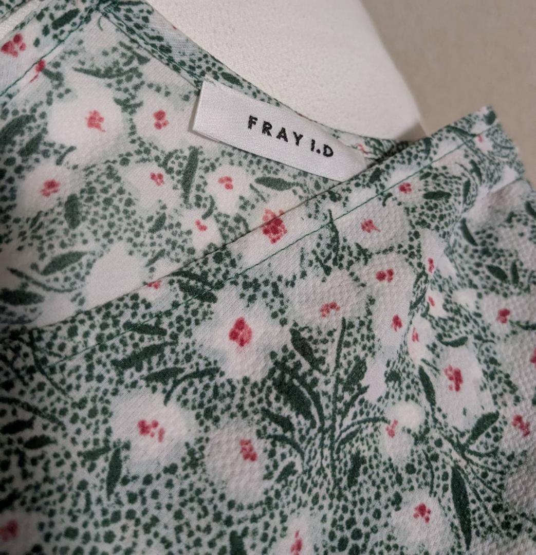 【ELISABETTA FRANCHI】ジョーゼット クレープ ワンピース 新品】フレイアイディー FRAY I.D ジョーゼットクレープ