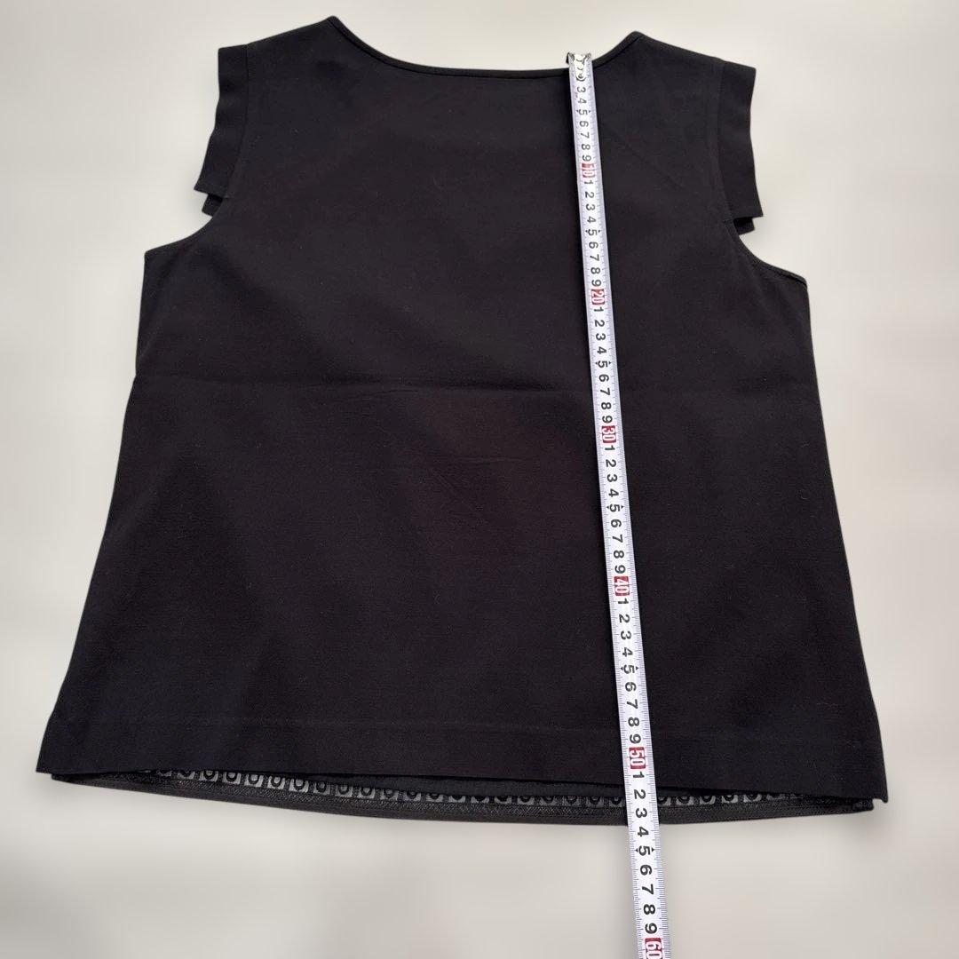 LESTERA レースブラック スカートセットアップ ノースリーブ　サイズ40