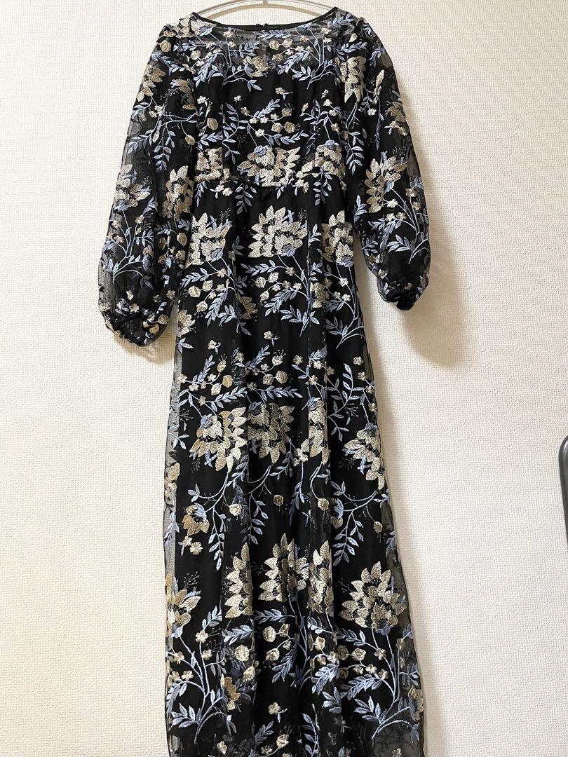 kastane embroidery organdy dress 刺繍ワンピース kastane embroidery organdy dress 刺繍ワンピース
