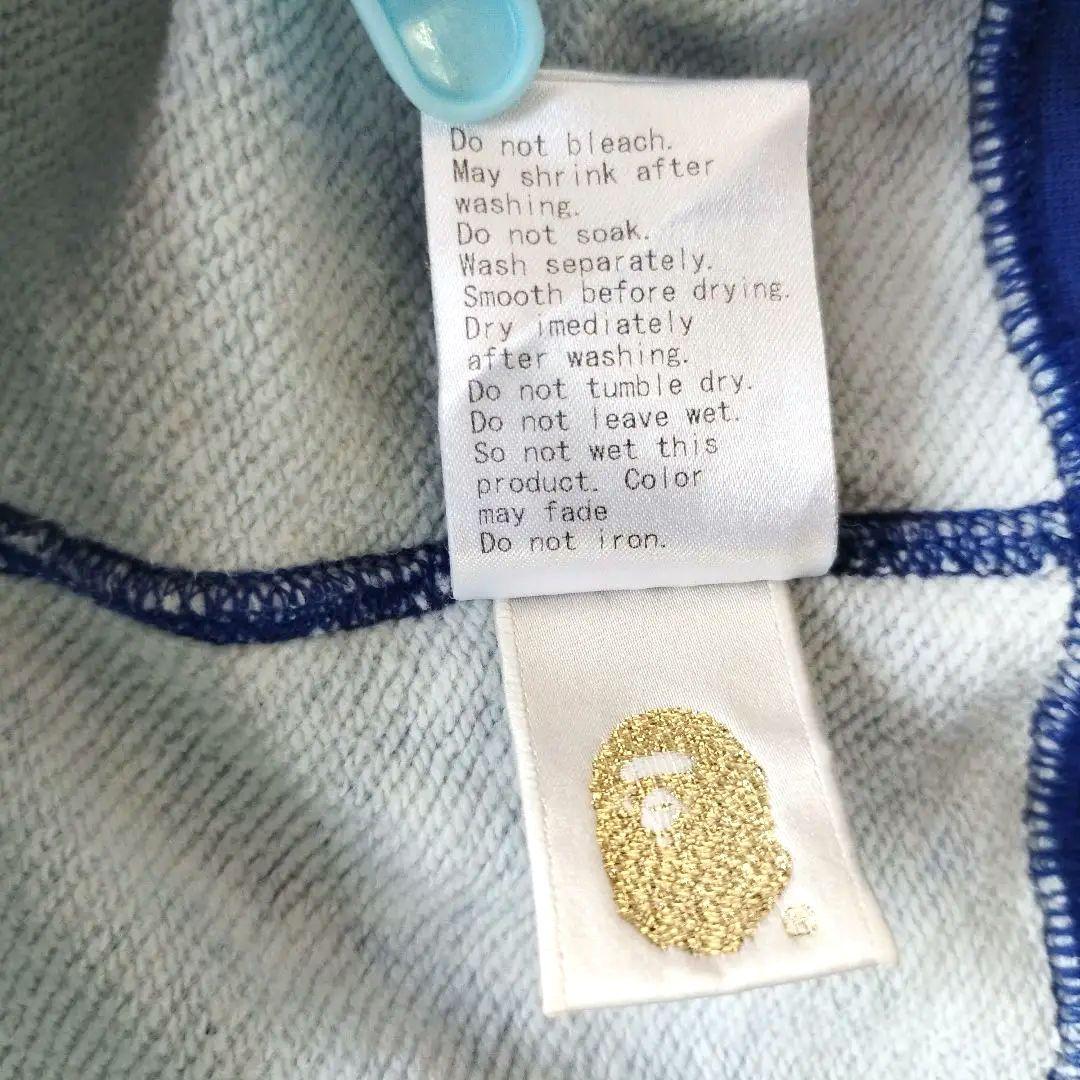 A BATHING APE 140 フードボア　厚手パーカー　総柄