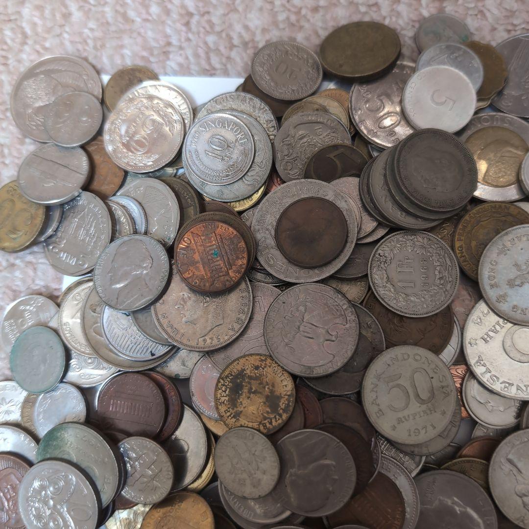 外国硬貨、ポストカードまとめ