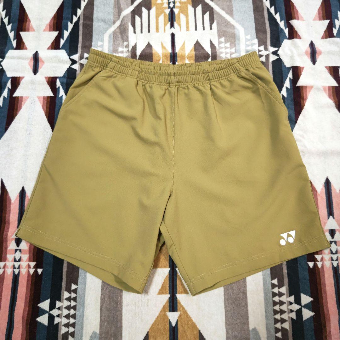 YONEX ヨネックス◇ハーフパンツ/O◇キャメルゴールド◇巾着