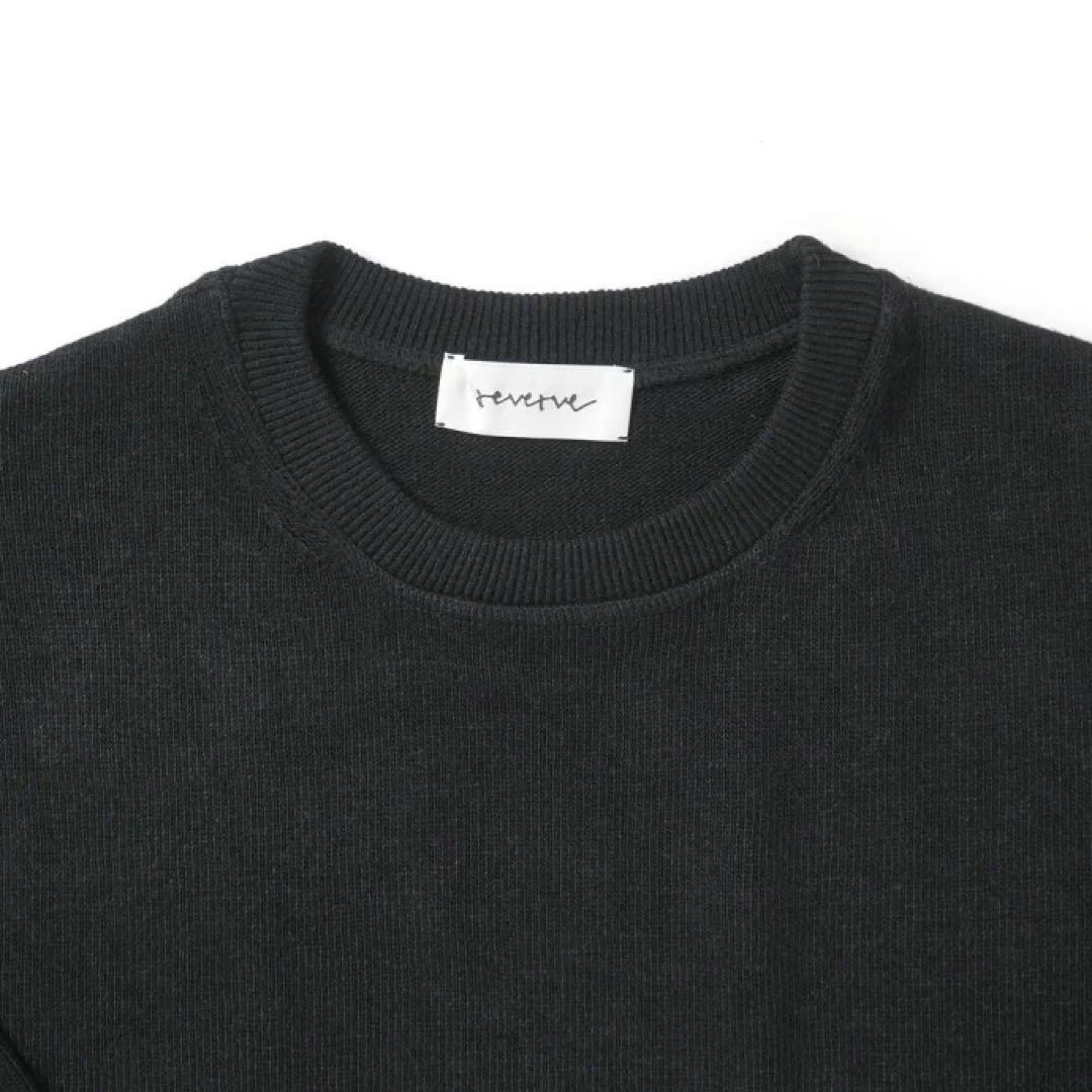 reverve / LONG SLEEVE PULLOVER - BLACK